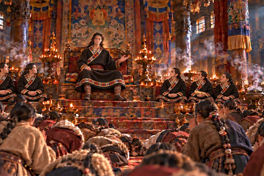 གཤེན་རབ་མི་བོའི་མཛད་ཕྲིན་ལེའུ་གསུམ།།